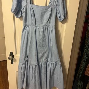 ASTR the label Blue Prairie Midi Dress